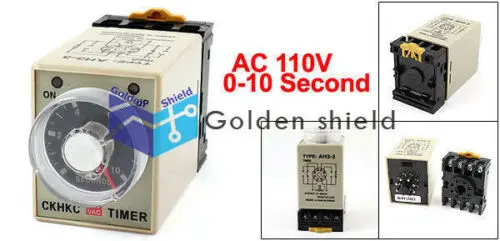 JSZ3F(ST3PF) ST3PF 8 Pin DPDT 10s задержки выключения Управление Время Реле таймера бла|Реле| |