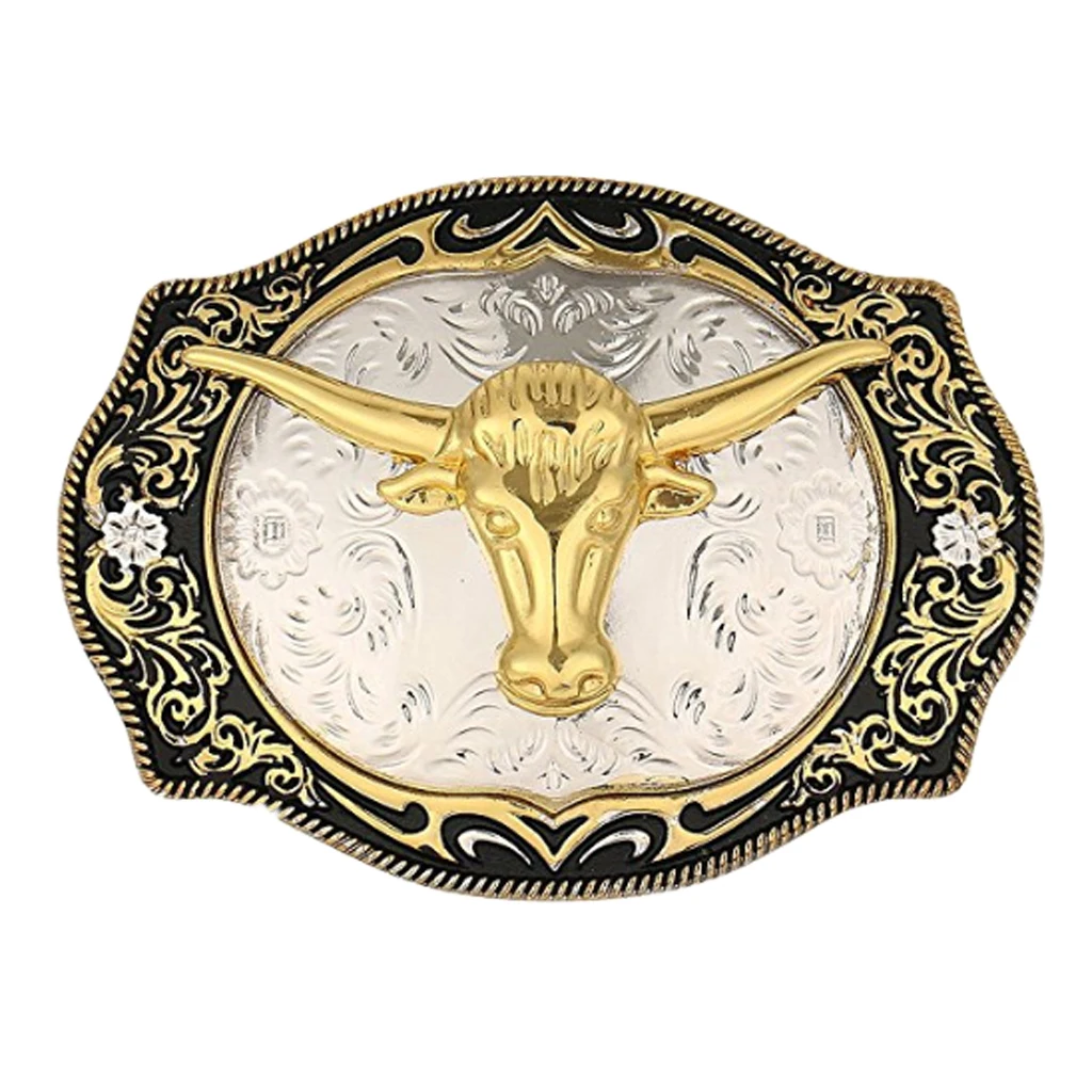 Men Classic Belt Buckle Western Cowboy Cowgirl Engraved Jean Belt от AliExpress WW