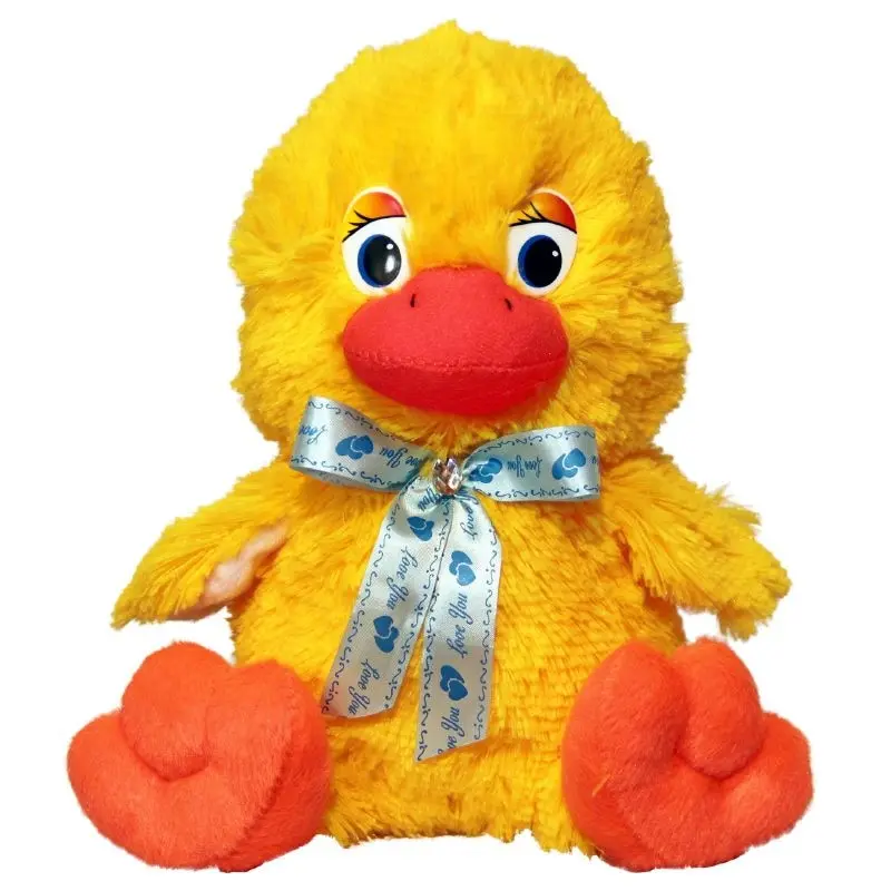 Мягкая игрушка Утка с бантом (мини)И 28см | Игрушки и хобби