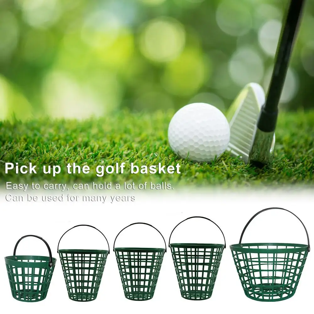 

Golf Ball Storage Basket Golfball Container Holder With Handle For Individuals Clubs