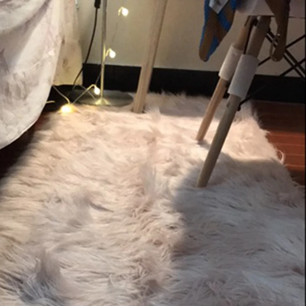 1 шт. ковер из искусственной шерсти прямоугольник/квадратный гарнир