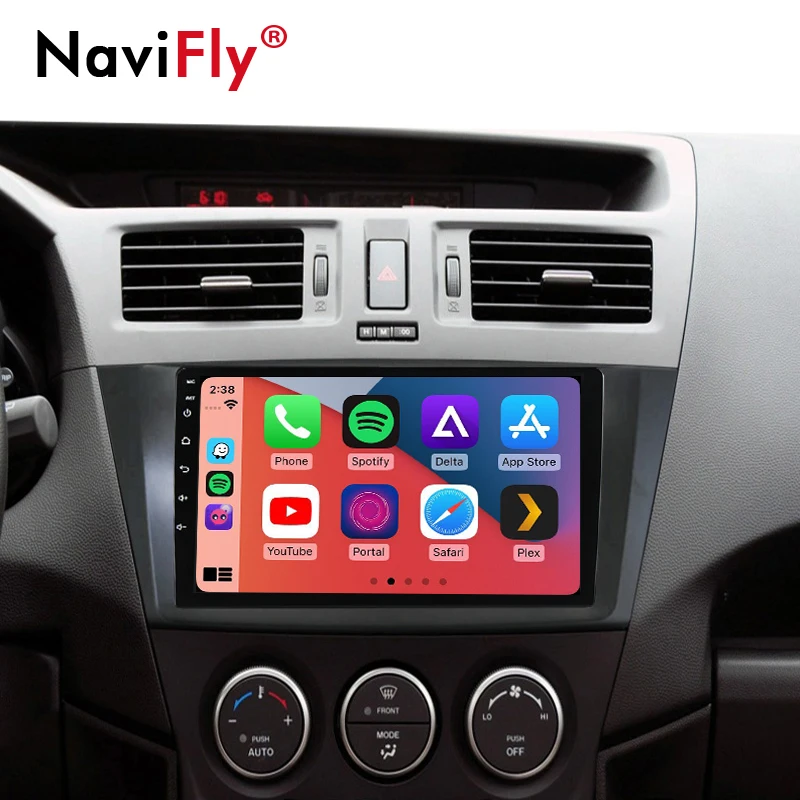 NaviFly 7862C 6G 128G Android 10 Автомобильный мультимедийный видео плеер для Mazda 5 3 CW 2010 - 2015