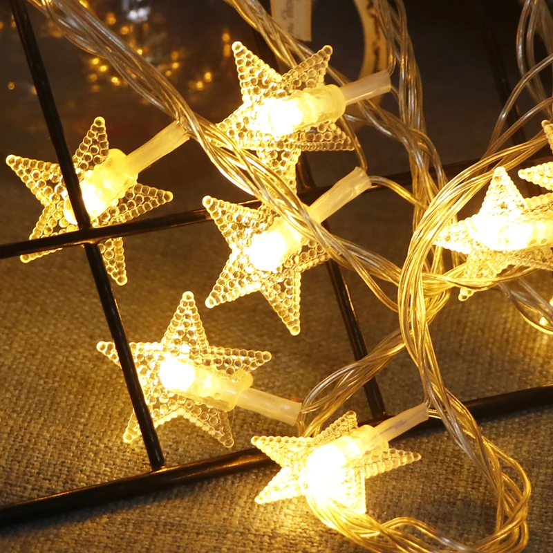 СВЕТОДИОДНАЯ Гирлянда со звездами 10 м 100|Светодиодная лента| |