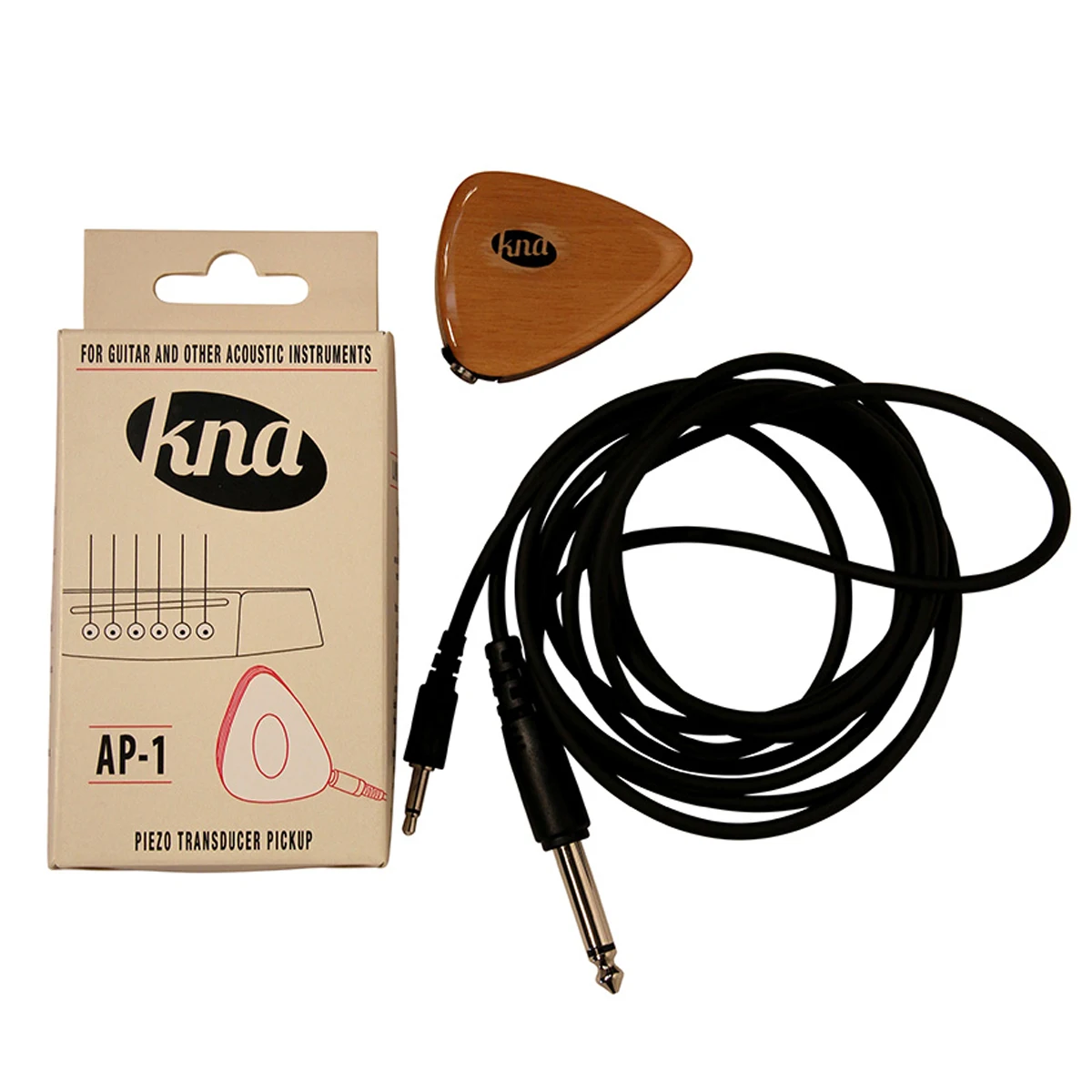 KNA AP-1 Universal Portable Piezo Pickup for Guitar Ukulele and Other Acoustic Instruments