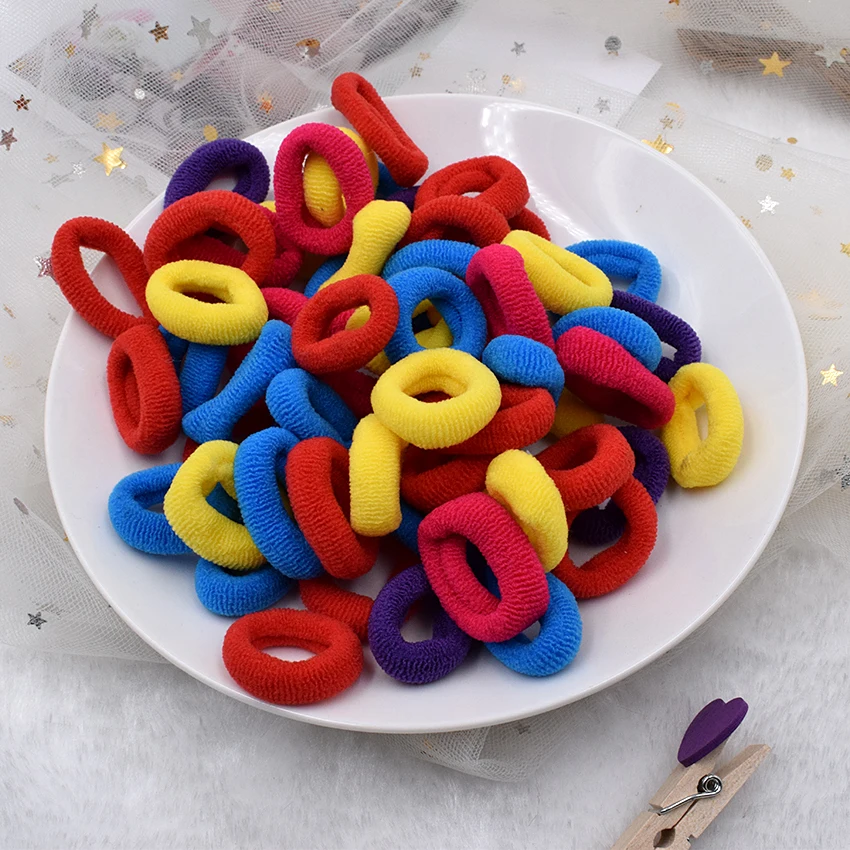 20/50/100 шт. Детские радужные резинки для волос