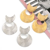 new exaggerated cold wind earring for women fashion gold metal drop dangle earring statement luxury ear ring jewelry accessory
