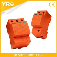 dc spd 2p 3p 20 40ka 600v 800v surge protective device low voltage arrester house din rail 2 poles protector yrsp d