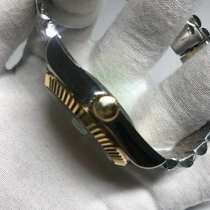 Роскошные Брендовые Часы 40 мм автоматический скользящий Гладкий второй ручной