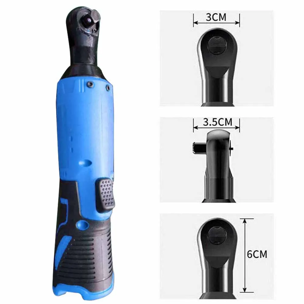 Беспроводной электрический гайковерт прямоугольный ключ с храповым механизмом