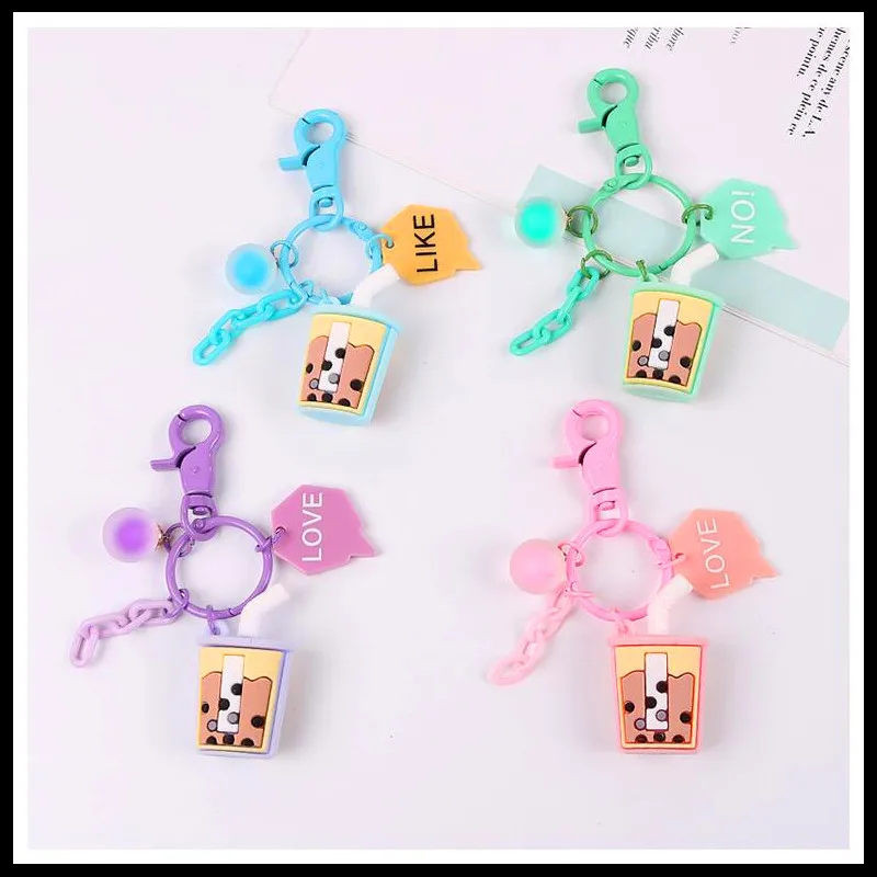 2019 новый милый Bubble Tea/Airpods подвеска брелок для автомобиля брелки ключей женщин и