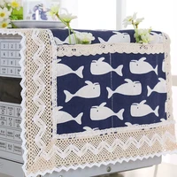 modern simple microwave oven cover dustproof cotton machine protector decorative kitchen appliance cover 13 7x39 3inches
