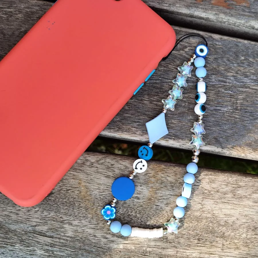 New Design String Mobile Chain Multi Color For Girls Phone Choker Necklace Strap Lanyard for Keys  Lady Gift