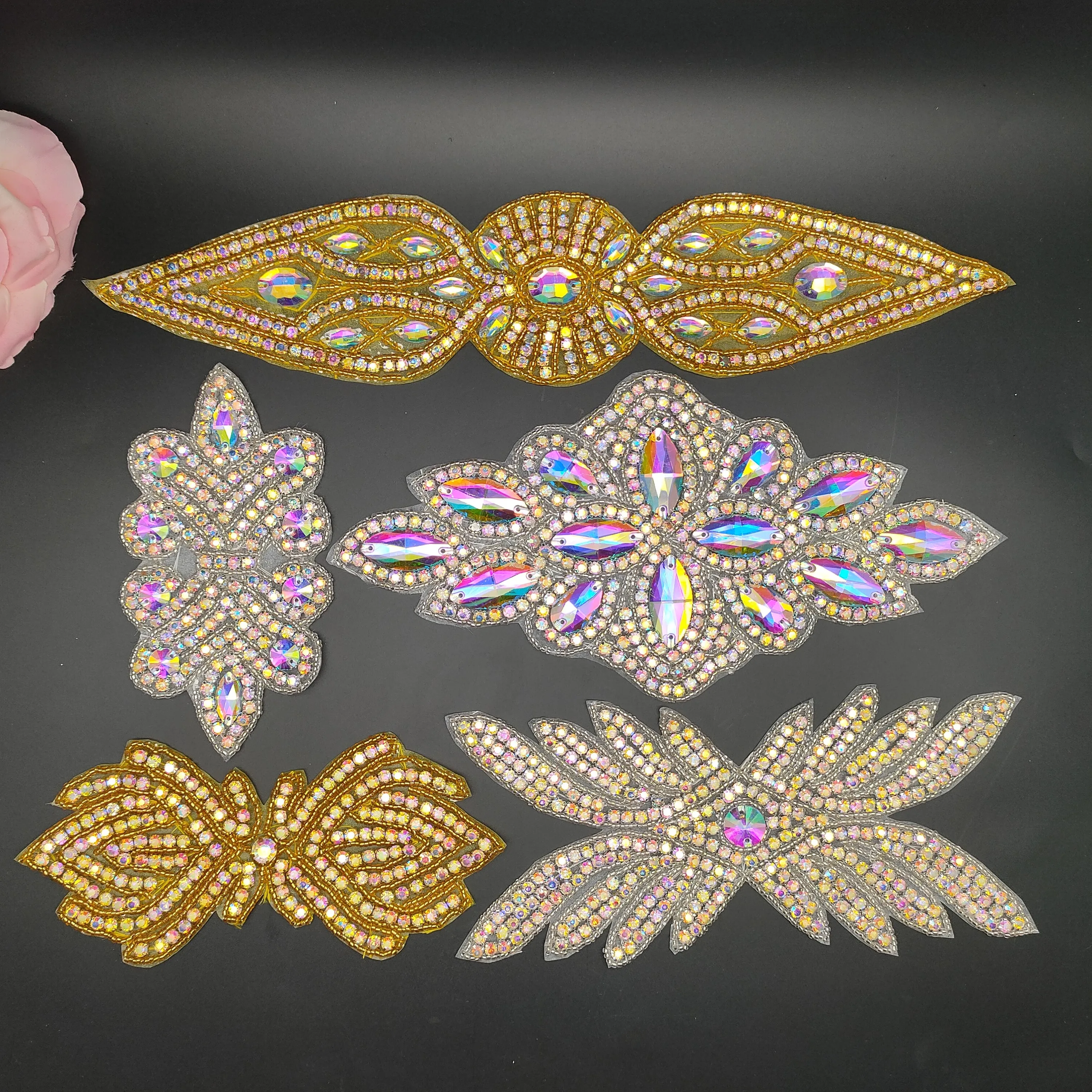 Свадебное платье ручной работы Стразы с бисером и блестками свадебная вуаль