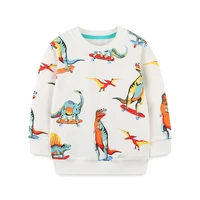 jumping meters 2022 new arrival autumn winter childrens sweatshirts with dinosaurs print cotton boys girls sport shirts costume