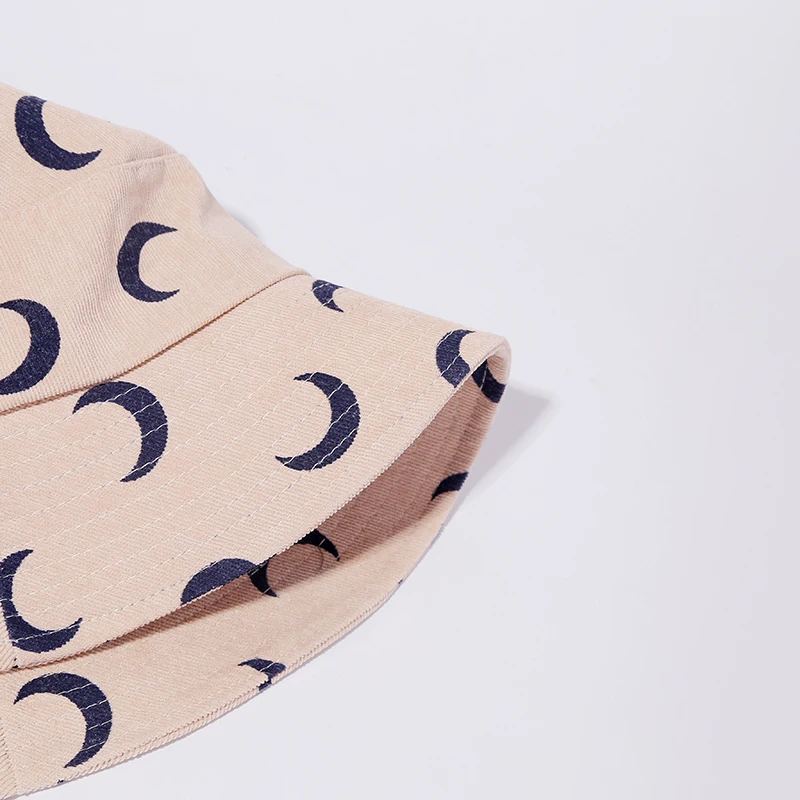 2019 новая хлопковая летняя Осенняя Женская Рыбацкая шляпа с принтом Луны уличные