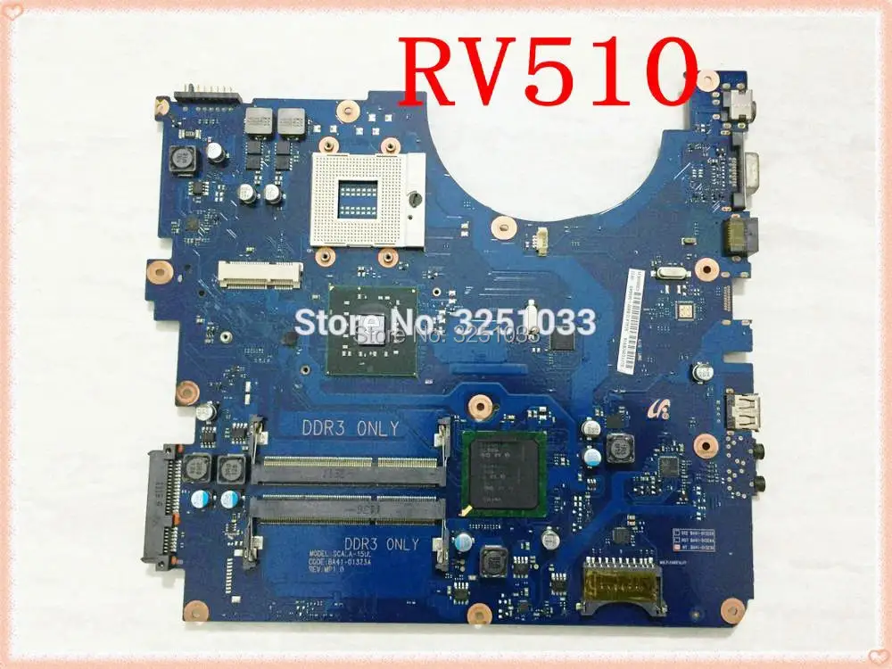 Для samsung RV510 Материнская плата ноутбука BA92-06564A BA92-06564B BA41-01323A SCALA-15UL GL40 DDR3 материнская плата тестирование Быстрая