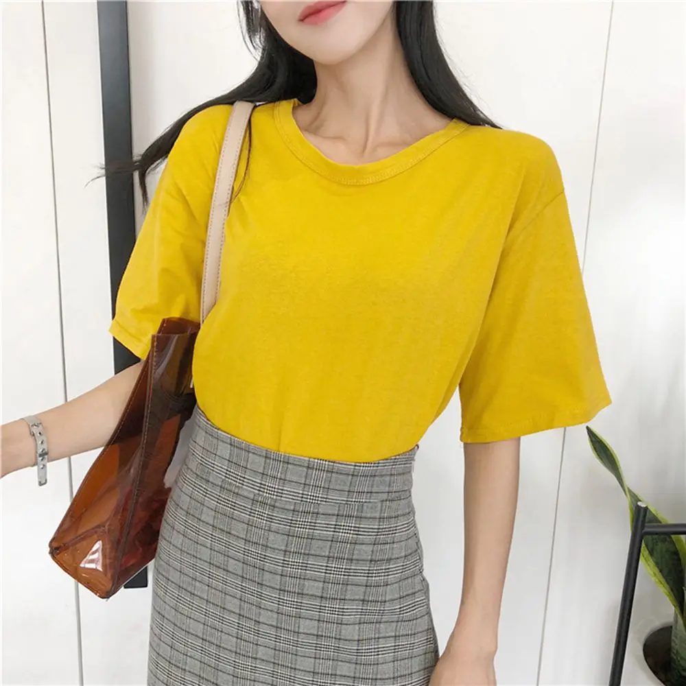 

2021 new back hollow personality trend sexy Harajuku short-sleeved T-shirt women