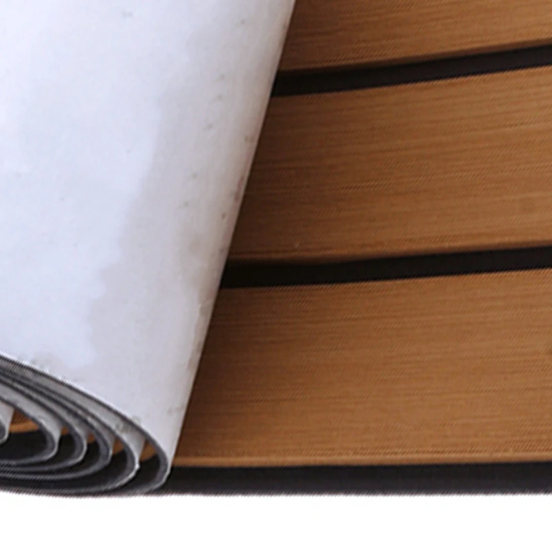 

240X17X0.6cm EVA Boat Flooring Sheet Non-Slip Boat Yacht Foam Flooring Pad Faux Teak Decking Sheet Mat Sheet