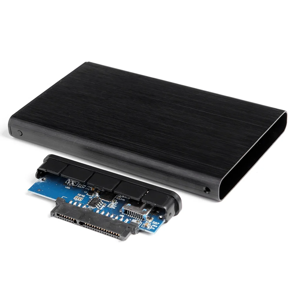 Внешний жесткий диск USB 2 5 3 0 дюйма SATA HDD алюминиевый сплав 10 ТБ 6 Гбит/с SSD чехол для