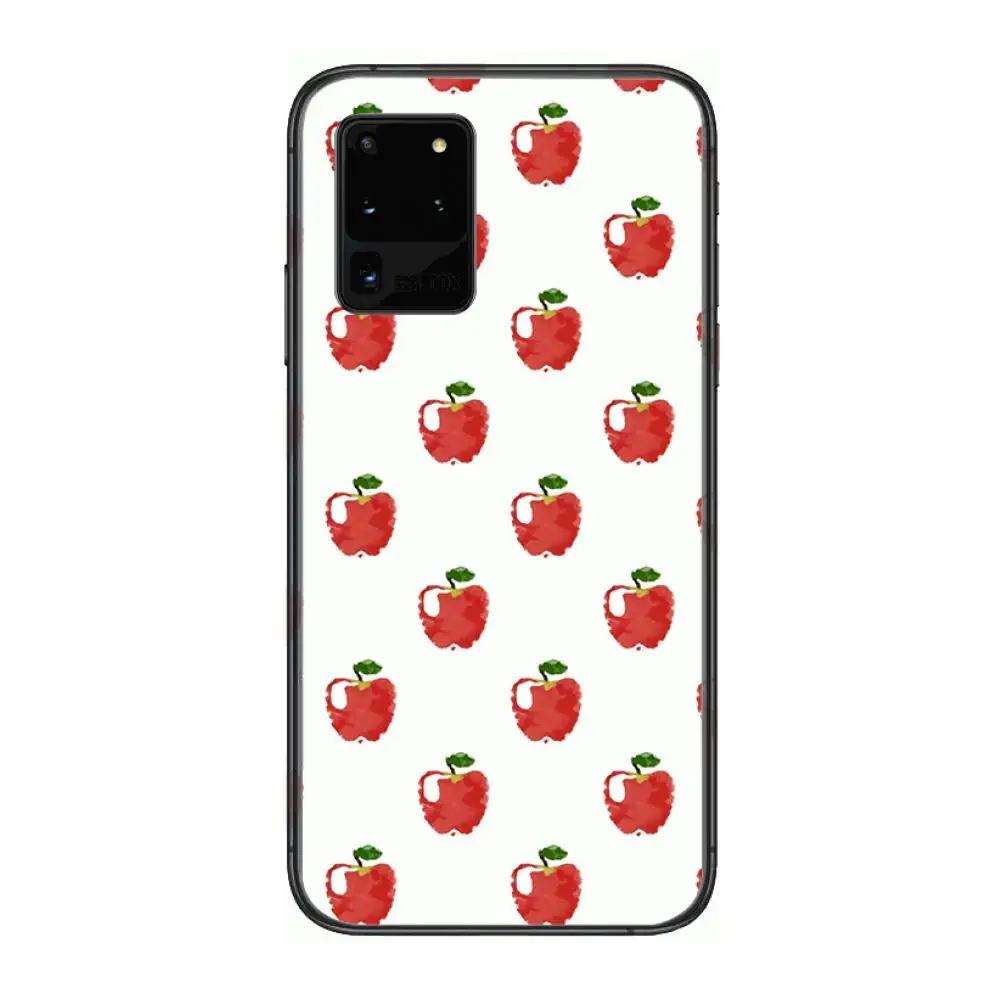 

Cute fruit painting Phone cover hull For SamSung Galaxy S 6 7 8 9 10 20 Plus Edge E 5G Lite Ultra black soft bumper