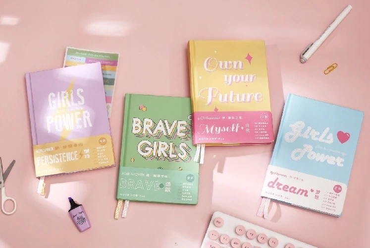 "Brave Girls" твердый переплет дневник милый блокнот для учебы блокнот для студентов ежедневник подарок подруге