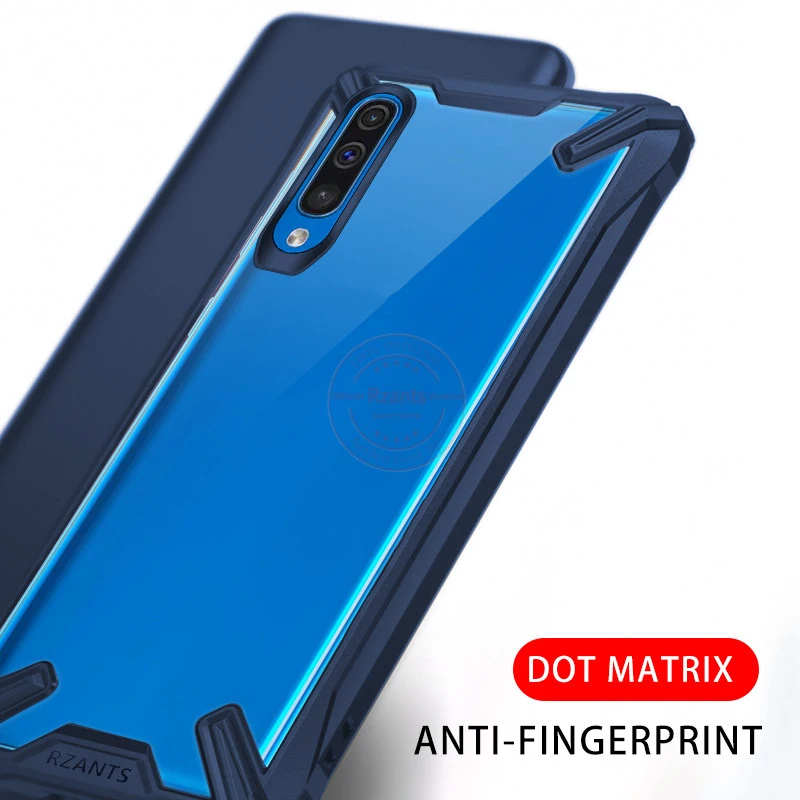 Военный противоударный чехол с подушкой безопасности для samsung Galaxy A50/A50S/A30S прозрачный акриловый+ ТПУ защитный чехол