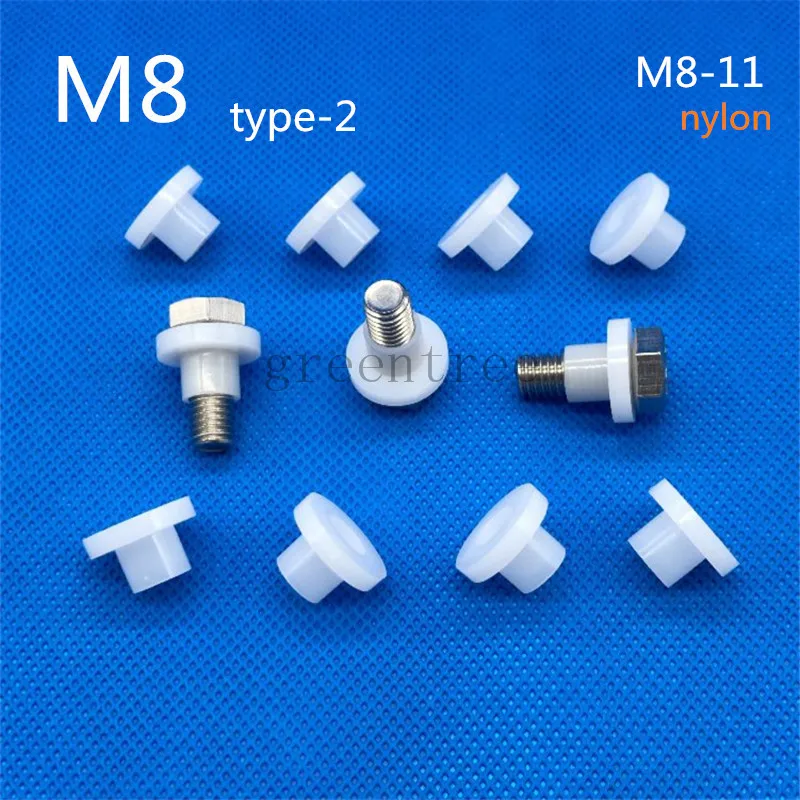 Пластиковая нейлоновая прокладка M8 шаг Т образные пластиковые нейлоновые шайбы