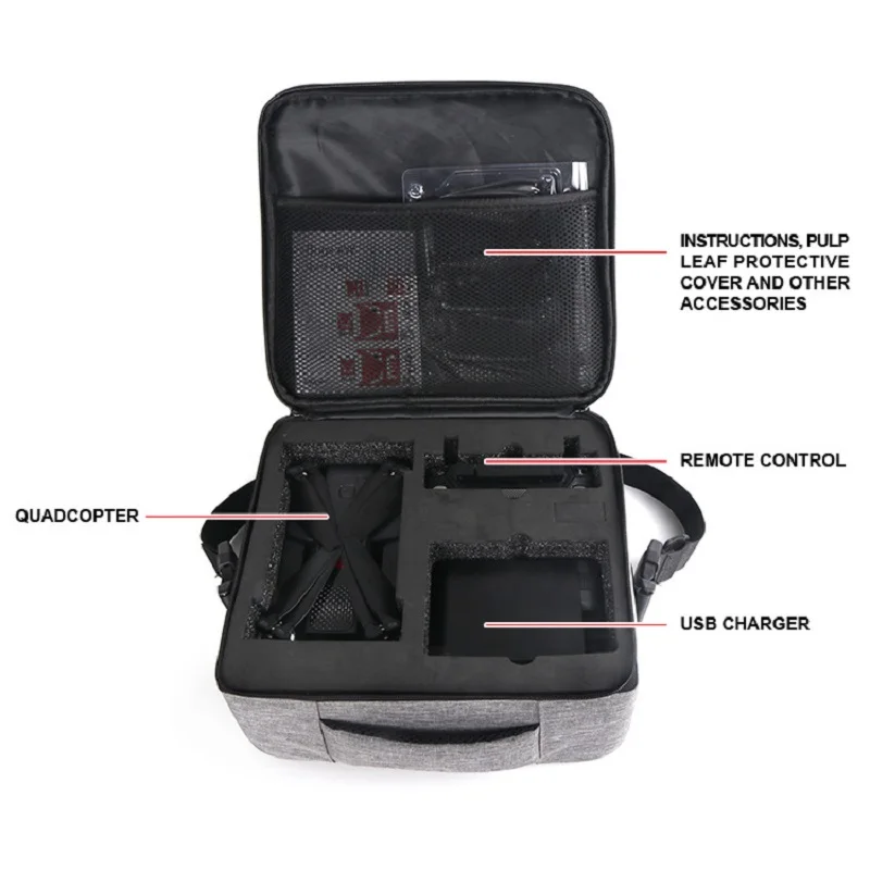 

storage bag MJX B4W folding Drone Model spare parts receive bags handbag satchel-bag