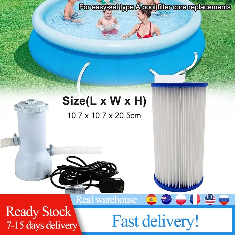 

Swimming Pool Filter Intex Type A (29000) Filter Cartridge Size A Replacement Filter for Intex A/C 29000