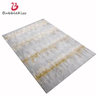 bubble kiss gold gray carpet for living room abstract stripes pattern large rugs customize home decor soft bedroom floor rugs