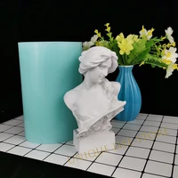3d woman humanoid mold goddess artist madonna classical silicone mould for candle plaster model diy household decoration tools