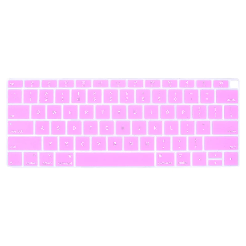 HRH хит продаж кремовый силиконовый чехол с английской клавиатурой для MacBook Air 13