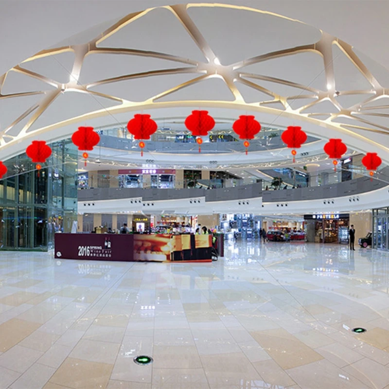 

Китайские фонари из Красной бумаги, 10 дюймов, подвесные фонари из Красной бумаги Chi, 20 шт.