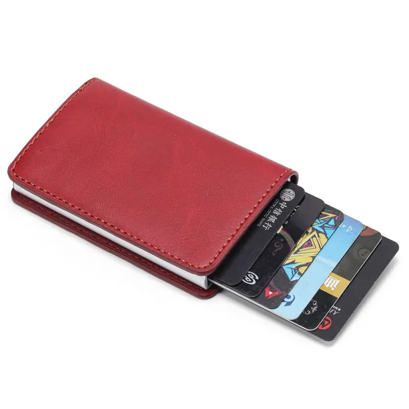 Держатель для банковских карт 2020 мужской искусственная кожа Crazy Horse деловой