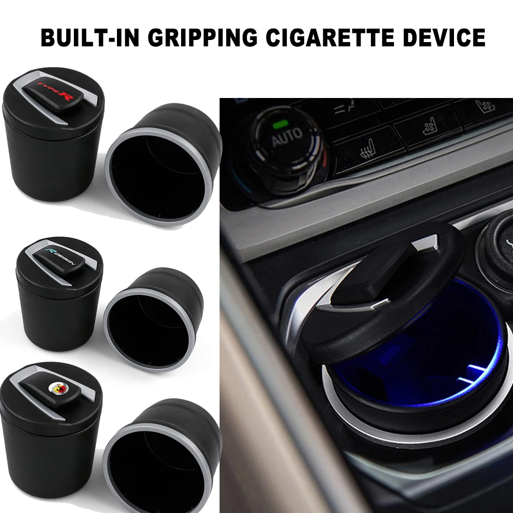 

1PCS Multifunction Car Portable Storage Ashtray Blu-Ray For Toyota Corolla Yaris Rav4 Avensis Auris Camry C-hr 86 Prius