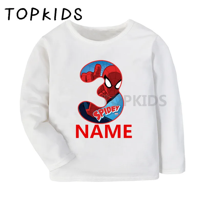 Детские рубашки с длинным рукавом мультяшным принтом для мальчиков и девочек на