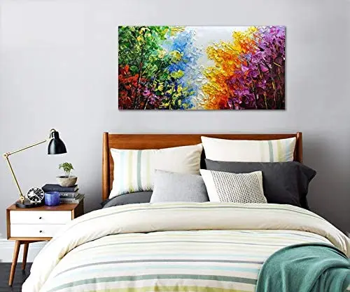 

Modern Abstract Oil Painting On Canvas Wall Art Hand Painting Living Room Bedroom Decoration Frameless
