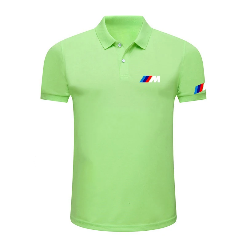 

Bmw M tshirt Power Summer Cotton Male Polos Casual Short Sleeves Solid Color Unisex Round neck Hip Hop T shirts Sport funny Tops