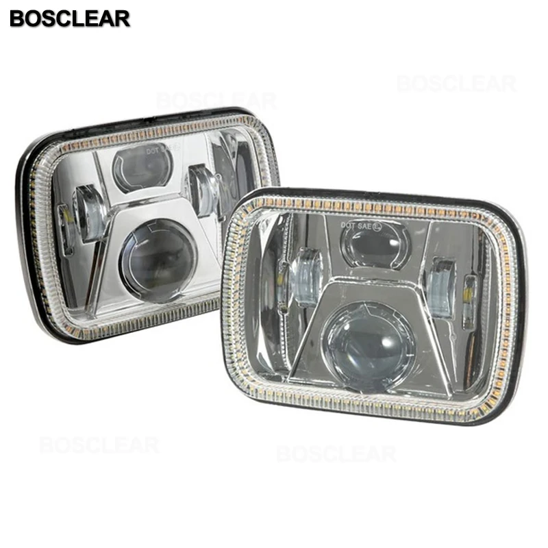 2X7X6 5X7 дюймов светодиодный налобный фонарь для Jeep Wrangler YJ Cherokee XJ аксессуары GMC Savana 1500 2500 3500 GMC Safari Ford F550 F350 F250 E150 Club Wagon E-350 ecoline для Chevrolet Express 3500 1500 Astro для Nissan 240SX