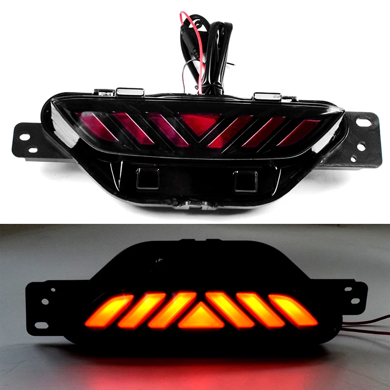 

1 Pc Durable 12 V Car Daytime Running Lights for Toyota CHR 2018 2019 2020 Waterproof Dustproof Rear Bumper Signal Warning Light