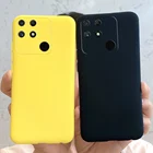 Чехол для Realme Narzo 50A, жидкий оригинальный мягкий силиконовый чехол для Realme Narzo 50A RMX3430, матовый чехол для Realme Narzo50A, чехлы