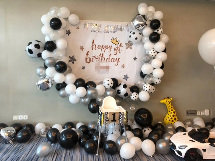 Soccer Party Boys Birthday Party Decoration Adult Balloon Arch Sports Boy Theme Football Party Favor Soccer Ball image 6