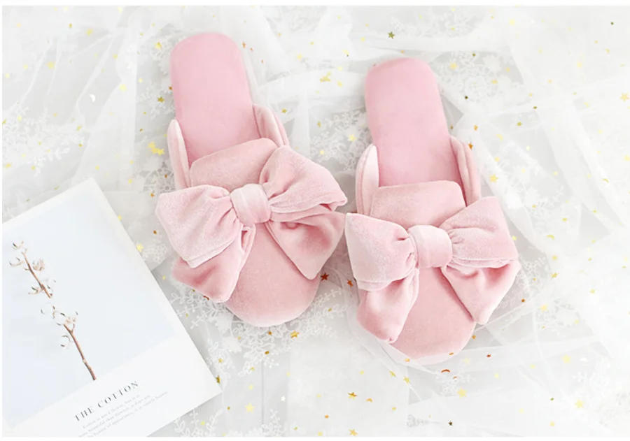 Свадебные тапочки для невесты Противоскользящие домашние на мягкой