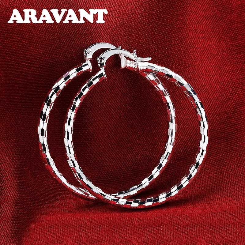 Женские серьги кольца из серебра 925 пробы|Серьги-кольца| |