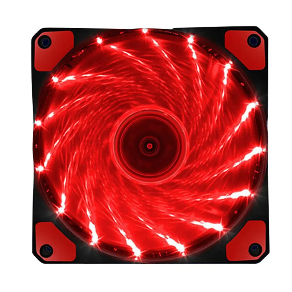 

RGB-вентилятор для чехла ПК, вентилятор охлаждения для чехла компьютера, 15 светильник льников, 12025 шасси, вентилятор 120 мм, RGB светодиодный, ШИМ ...