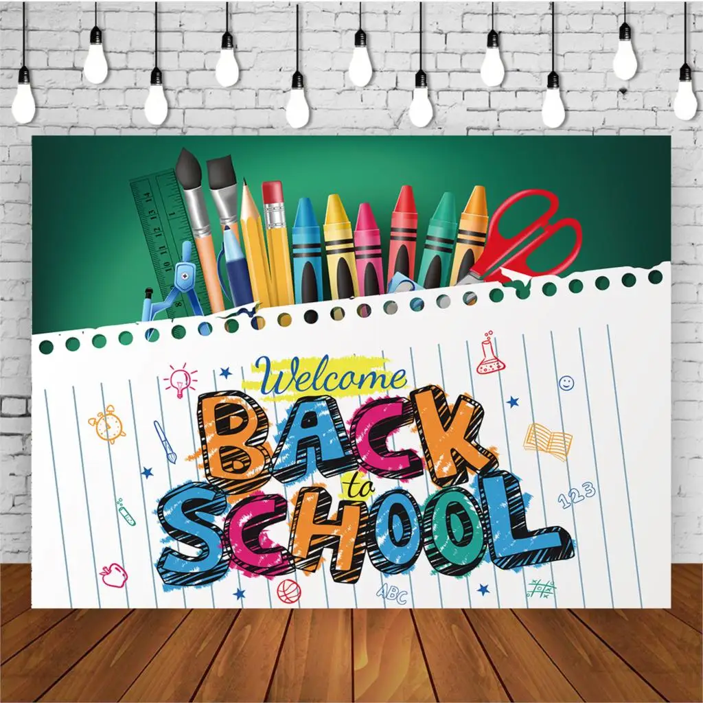 HUAYI фотография фон день рождения ребенок Фото Выпускной обратно в школу Вечерние