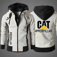 2021 new cat caterpillar tractor mens clothing sweatshirts male jackets fleece warm hoodies quality sportswear harajuku outwear