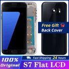 Дисплей SUPER AMOLED 5,1 дюйма с ЖК-дисплеем Burn Shadow с рамкой для SAMSUNG Galaxy S7 G930, G930F, сенсорный экран, дигитайзер в сборе