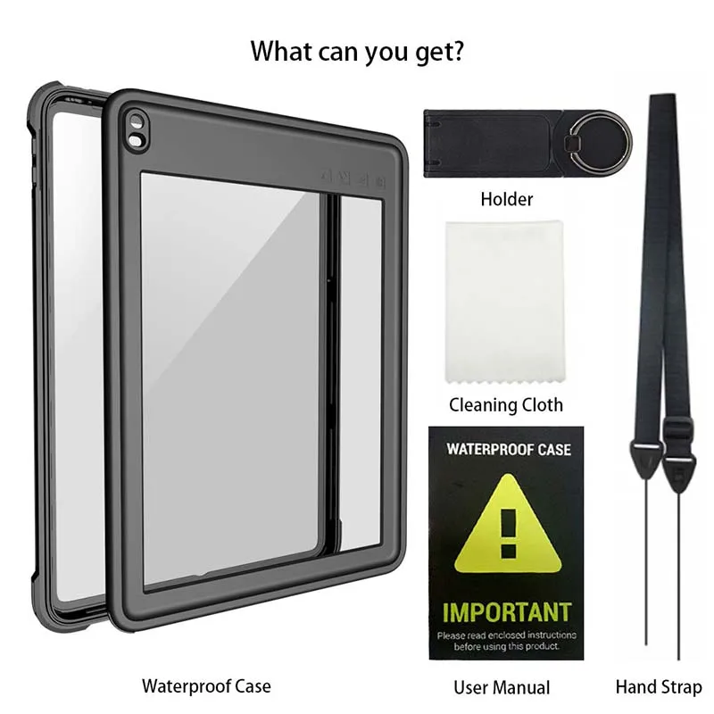 

Waterproof Shockproof Case for Apple iPad Pro 10.5 11 9.7" 2017 2018 Silicone Case Tablet Protector Cover for Kids Mini 4 5 Case