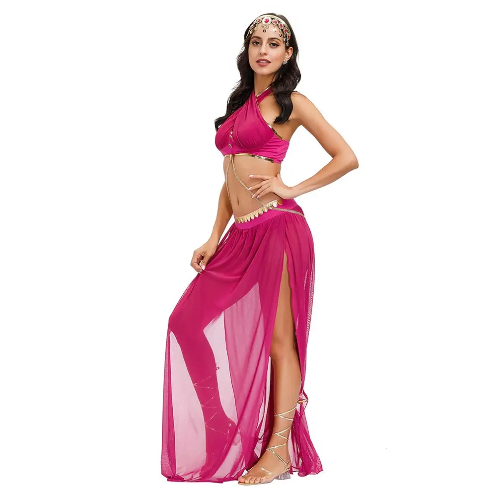 Belly Dance Costume Set women Skirt Oriental Bollywood Women Egyptian Egypt Indian Clothes Anime accessories | Тематическая одежда